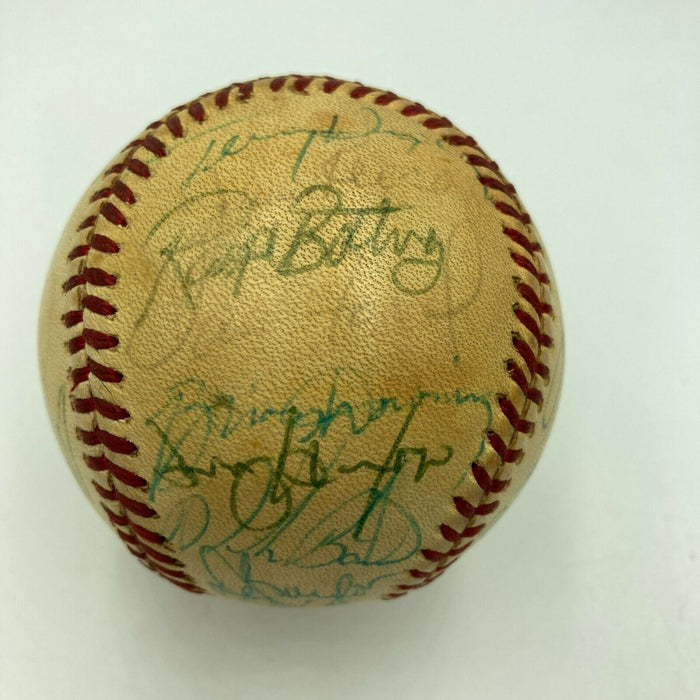 Nolan Ryan 1979 California Angels Team Signed American League Baseball