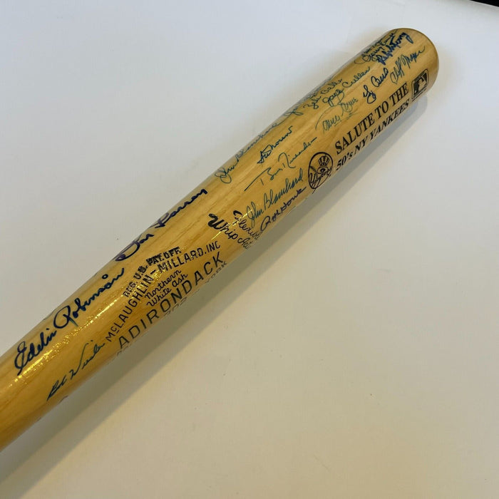 1950's New York Yankees Legends Multi Signed Baseball Bat 50+ Sigs