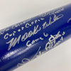 1986 New York Mets World Series Champs Team Signed Bat With Inscriptions Steiner