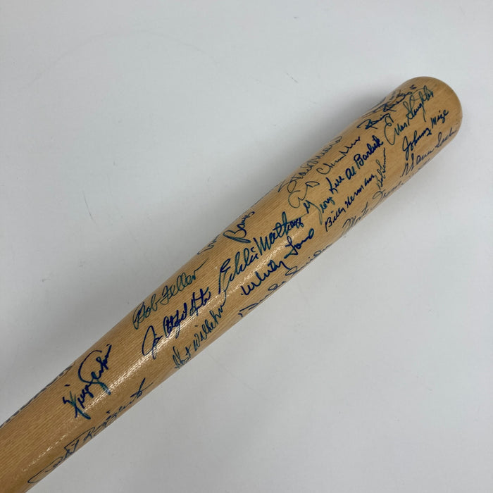 Ted Williams Willie Mays Hall Of Fame Multi Signed Baseball Bat 42 Sigs Beckett