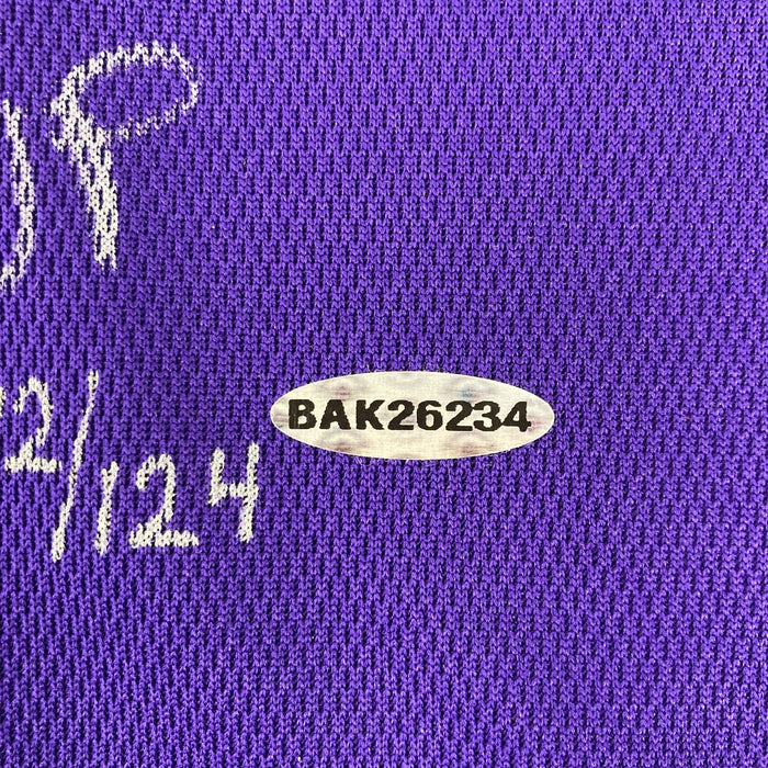 Kobe Bryant 2007-08 NBA MVP Signed Pro Cut Los Angeles Lakers Jersey UDA & BAS