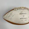 1971-72 University Of Kentucky Wildcats Team Signed Football