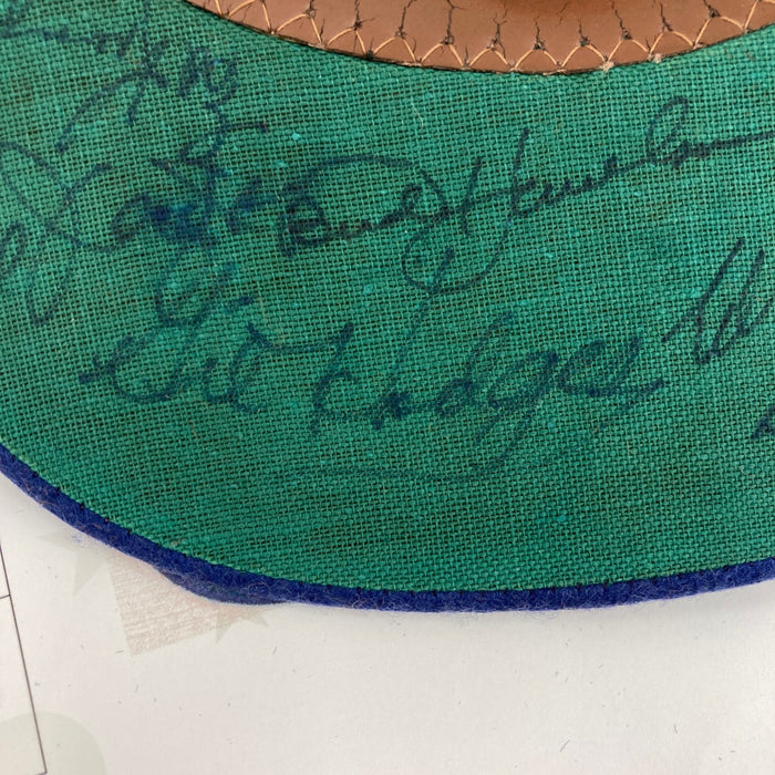 Gil Hodges New York Mets Legends Multi Signed 1960's Hat Cap Beckett COA