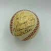 Mickey Mantle Joe Dimaggio George Sisler Casey Stengel Signed Baseball JSA COA