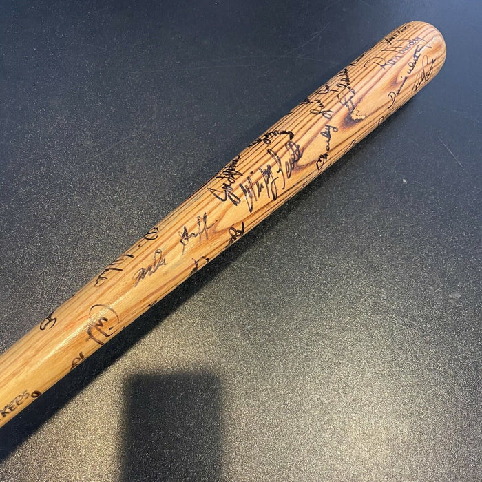 1980 New York Yankees AL Champs Team Signed Game Used Baseball Bat With COA