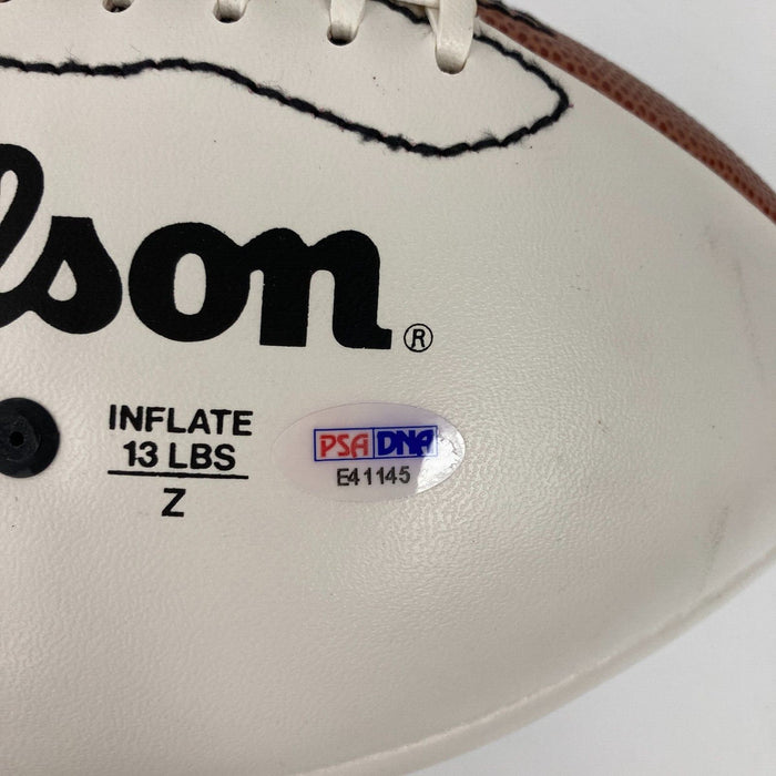 Walter Payton Signed Wilson Official NFL Football PSA DNA COA