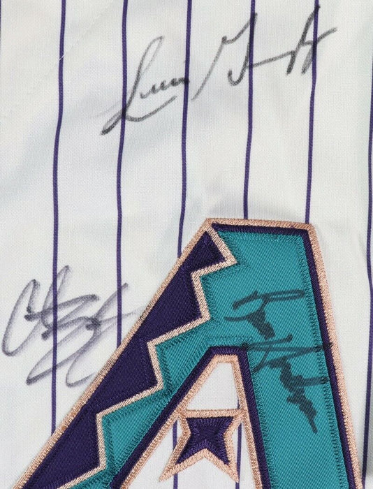 RARE 2001 Arizona Diamondbacks World Series Champs Team Signed Jersey PSA DNA