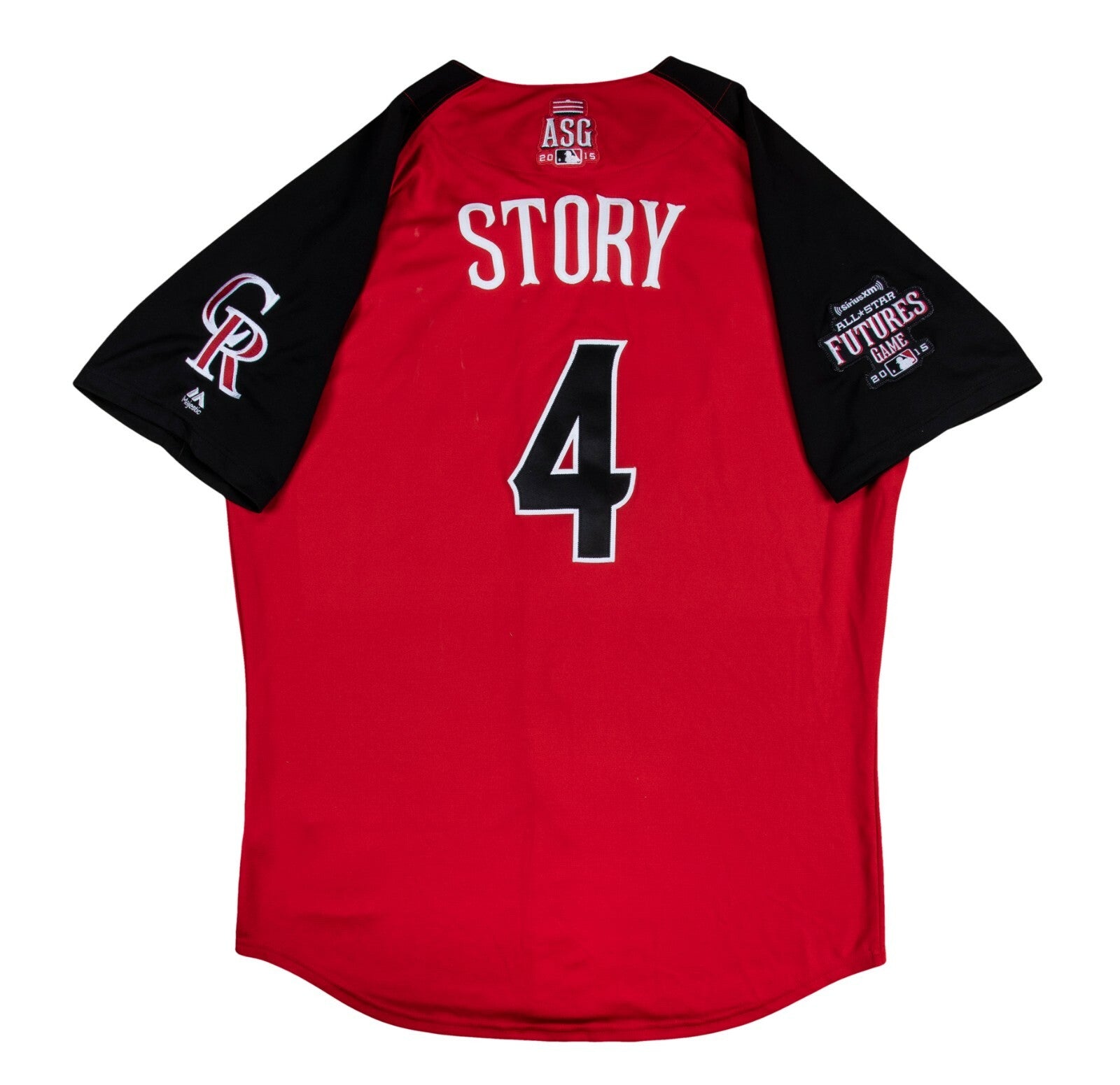Trevor Story 2015 Rookie Game Used All Star Game  Team USA Jersey MLB Authentic
