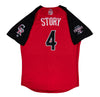 Trevor Story 2015 Rookie Game Used All Star Game  Team USA Jersey MLB Authentic