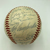 Jackie Robinson 1956 Brooklyn Dodgers NL Champs Team Signed Baseball JSA COA