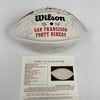 1994 San Francisco 49ers Super Bowl Champs Team Signed Football JSA COA