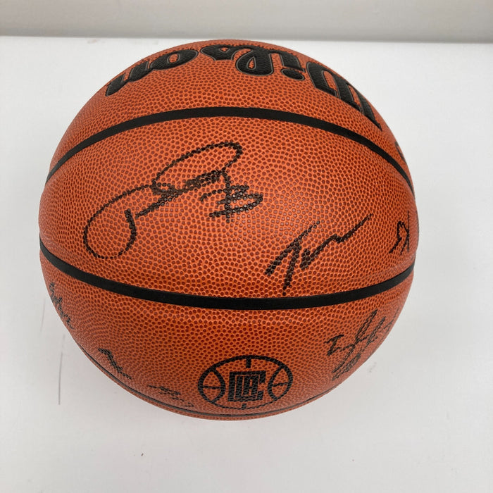 2021 Los Angeles Clippers Team Signed Basketball JSA COA