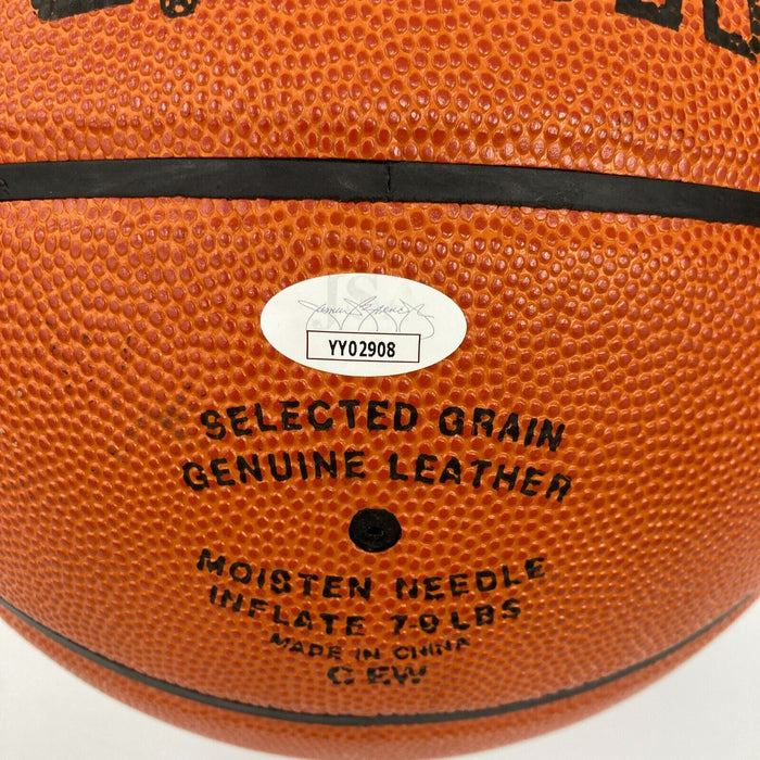 1976-77 Portland Trail Blazers NBA Champs Team Signed Basketball UDA JSA COA