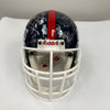 1990 New York Giants Super Bowl Champs Team Signed Full Size Helmet JSA Steiner