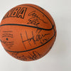 1994 Houston Rockets NBA Champs Team Signed Official Game Basketball JSA COA