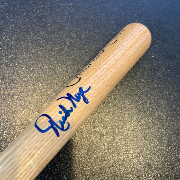 Rich Nye Signed Louisville Slugger Mini Baseball Bat Chicago Cubs JSA
