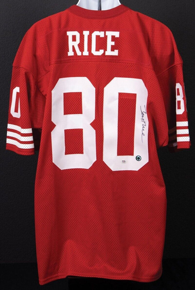 Jerry Rice Signed Autographed San Francisco 49ers Jersey PSA DNA