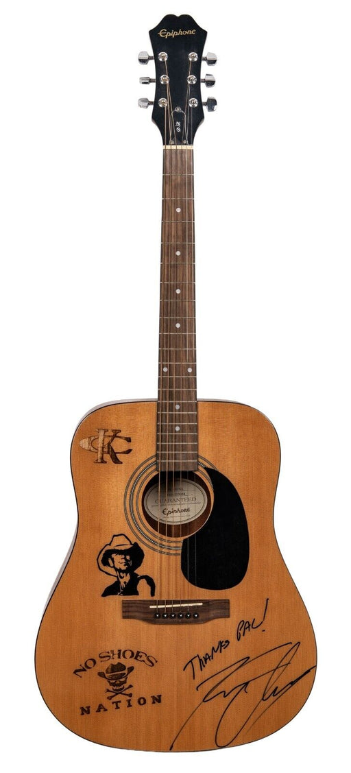 Kenny Chesney Signed  Inscribed Epiphone Guitar JSA COA