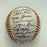 1961 New York Yankees World Series Champs Team Signed Baseball Mickey Mantle JSA