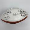 Dallas Cowboys Legends Signed Football Tom Landry Roger Staubach JSA COA