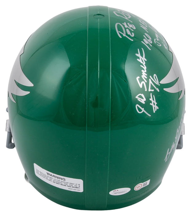 1960 Philadelphia Eagles NFL Champs Team Signed Full Size Helmet JSA Certified