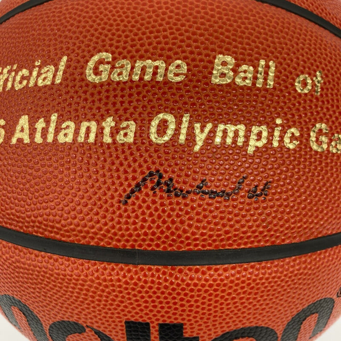 Muhammad Ali Signed 1996 Official Olympics Game Basketball JSA COA