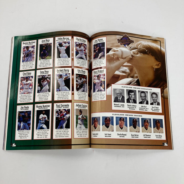 Tom Glaive "1995 W.S. MVP" Signed World Series Scorebook Program JSA COA