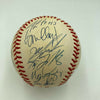 1996 Yankees Team Signed World Series Baseball Derek Jeter Mariano Rivera JSA