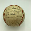 Joe Dimaggio Pre Rookie 1935 San Francisco Seals Team Signed Baseball JSA COA