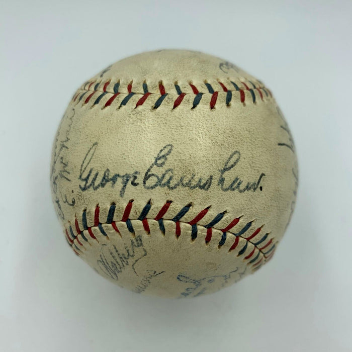 1930 Philadelphia Athletics A's World Series Champs Team Signed Baseball JSA COA