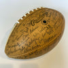 1973 Texas Longhorns SWC Champions Team Signed Football 60+ Sigs JSA COA