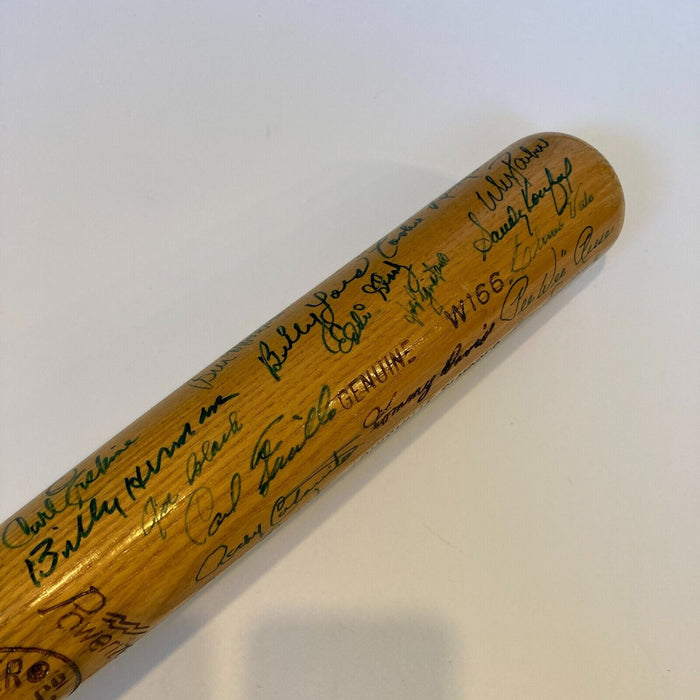 Sandy Koufax Brooklyn Dodgers Legends Multi Signed Baseball Bat 40+ Sigs JSA COA