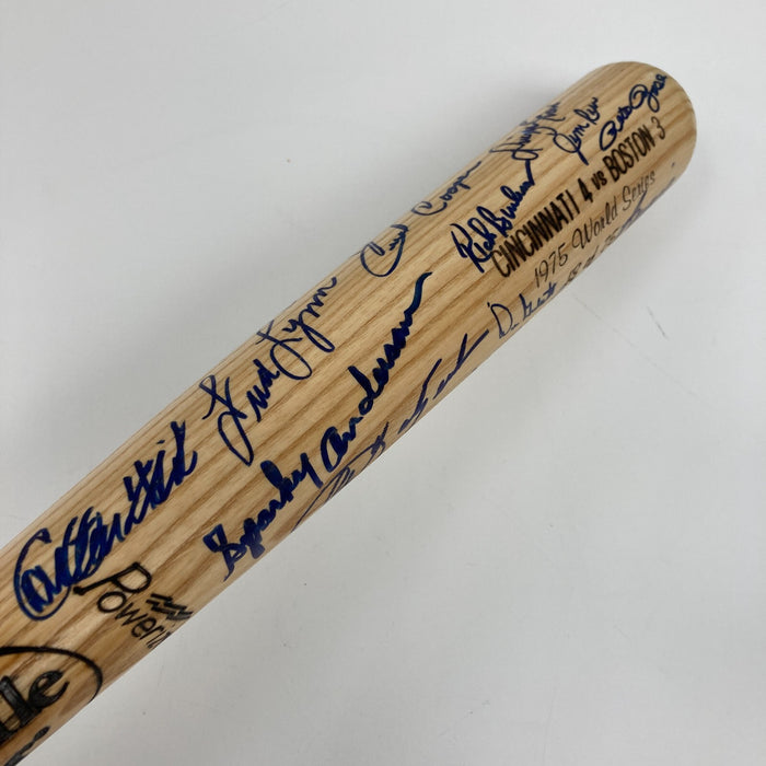 1975 Cincinnati Red & Boston Red Sox World Series Team Signed Bat Beckett