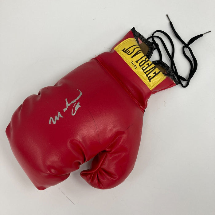 Muhammad Ali Signed Everlast Boxing Glove Silver Ink Signature JSA COA