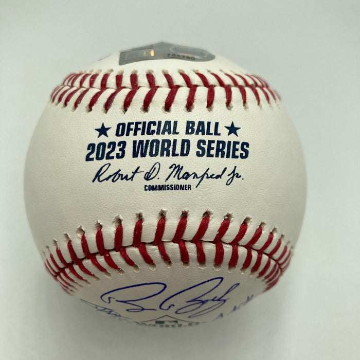 2023 Texas Rangers World Series Champs Team Signed W.S. Baseball MLB & Fanatics