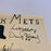 1983 New York Mets Team Signed Autographed Sheet