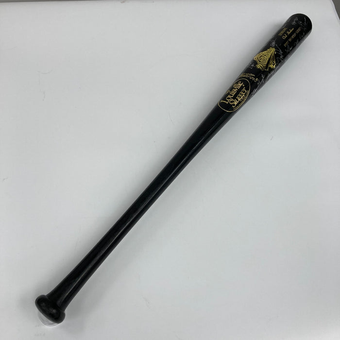 1997 Cleveland Indians AL Champs Team Signed World Series Baseball Bat Beckett