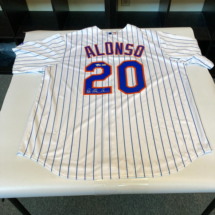 Pete Alonso "Peter Morgan" Full Name Signed New York Mets Jersey Fanatics