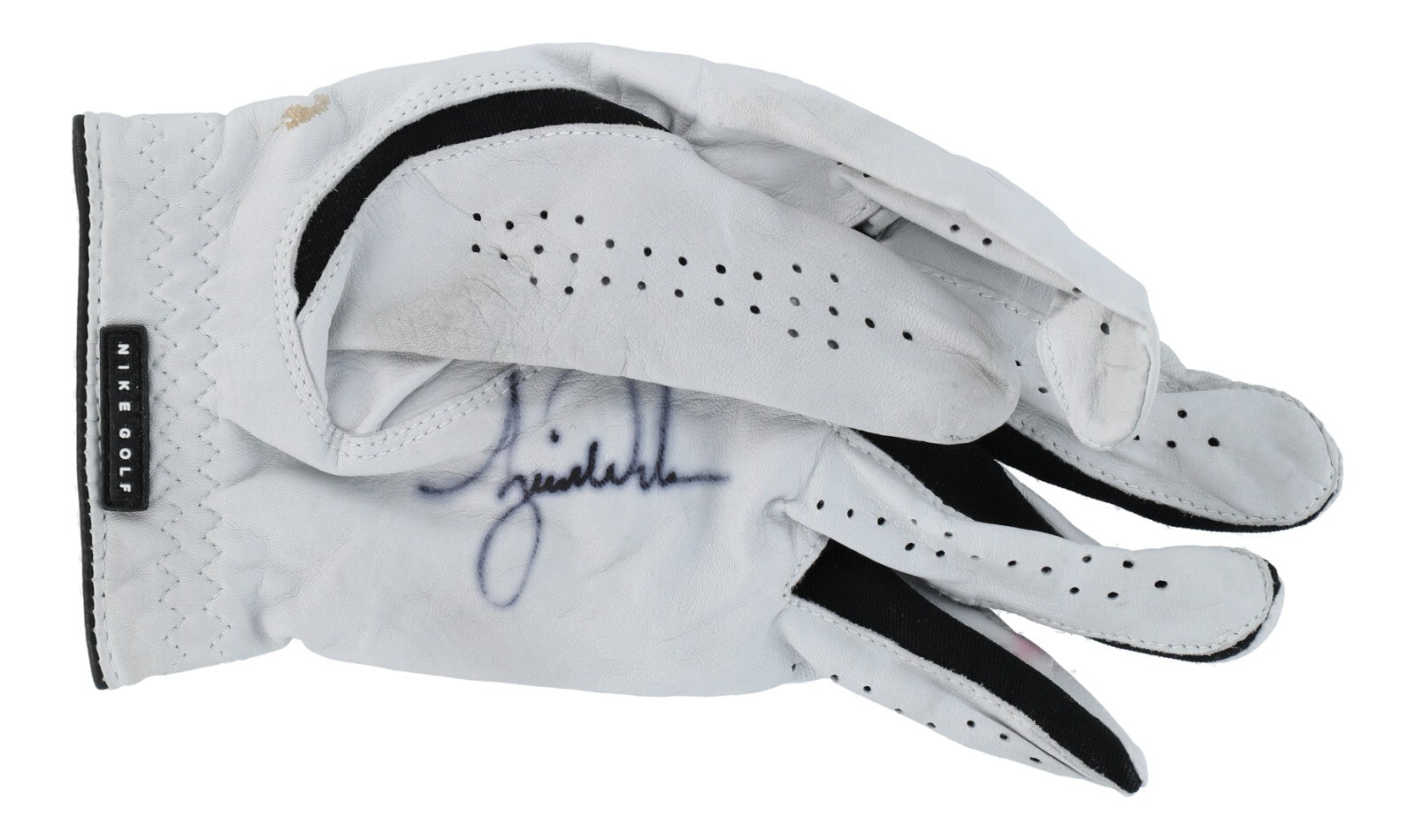Tiger Woods Match Worn Game Used Signed Nike Golf Glove MEARS & Beckett COA
