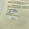 1961 New York Yankees World Series Champs Team Signed Baseball Mickey Mantle JSA