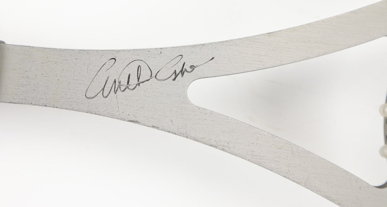 Arthur Ashe Twice-Signed Personal Game Used Tennis Racket PSA DNA COA RARE
