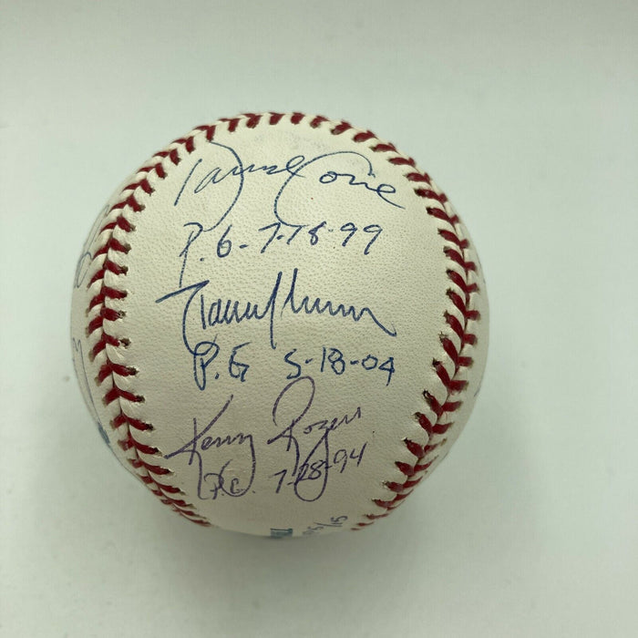 Sandy Koufax Randy Johnson Perfect Game Pitchers Signed Baseball 11 Sigs JSA COA
