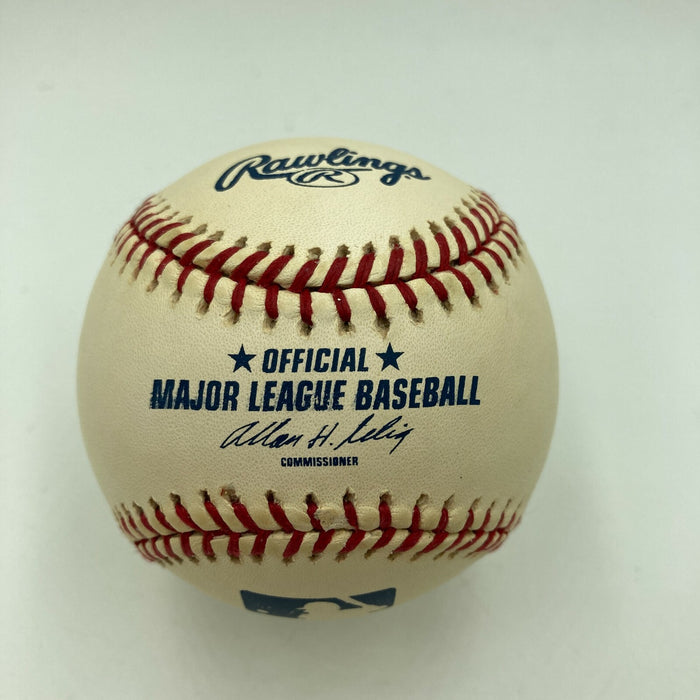 Rare Kevin Garnett Signed Major League Baseball With Upper Deck UDA COA