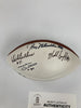 Ray Nitschke Dick Butkus Mike Ditka HOF Multi Signed Football Beckett COA