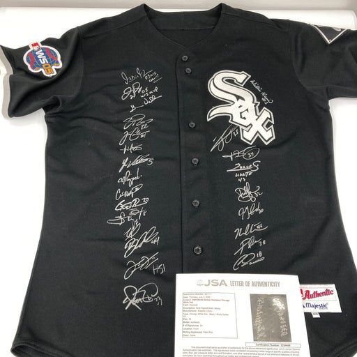 2005 Chicago White Sox World Series Champs Team Signed Authentic Jersey JSA COA