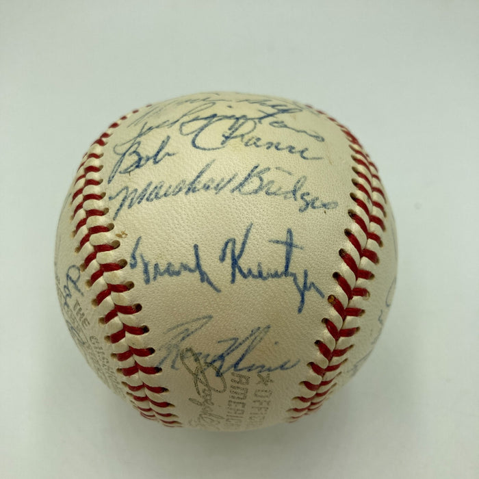 Gil Hodges Sweet Spot 1965 Washington Senators Team Signed AL Baseball JSA COA
