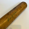 Edd Roush Signed 1928 Game Used Louisville Slugger Baseball Bat PSA DNA COA