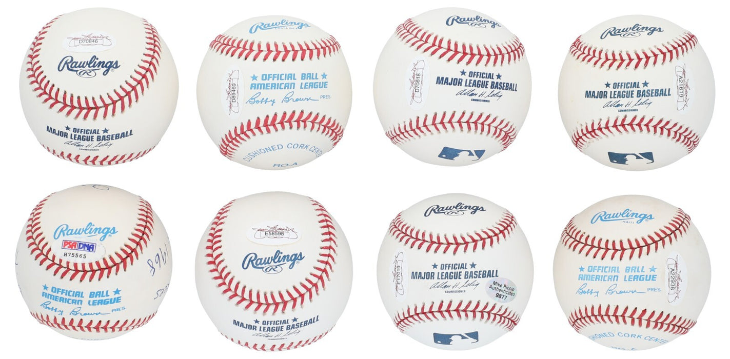 1958 New York Yankees WS Champs Team Signed Baseball Collection 33 Balls PSA JSA