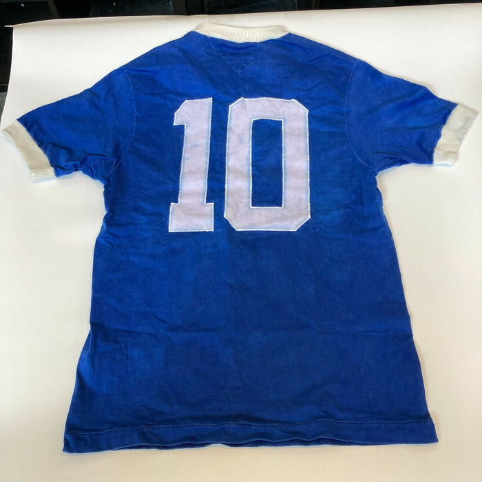 Pele Game Used 1970 Brazil National Soccer Jersey With Sports Investors COA