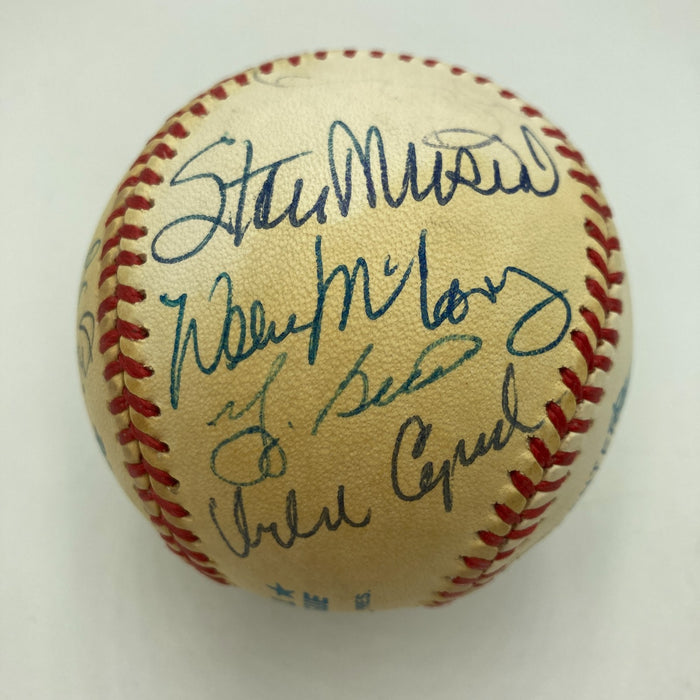 Mickey Mantle & Ted Williams Hall Of Fame Multi Signed Baseball JSA COA